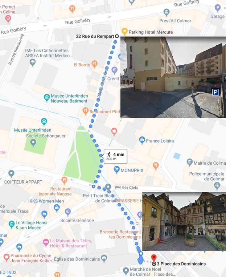 Sous Les Tilleuls Parking Hypercentre 4-6 Personnes Colmar Ngoại thất bức ảnh